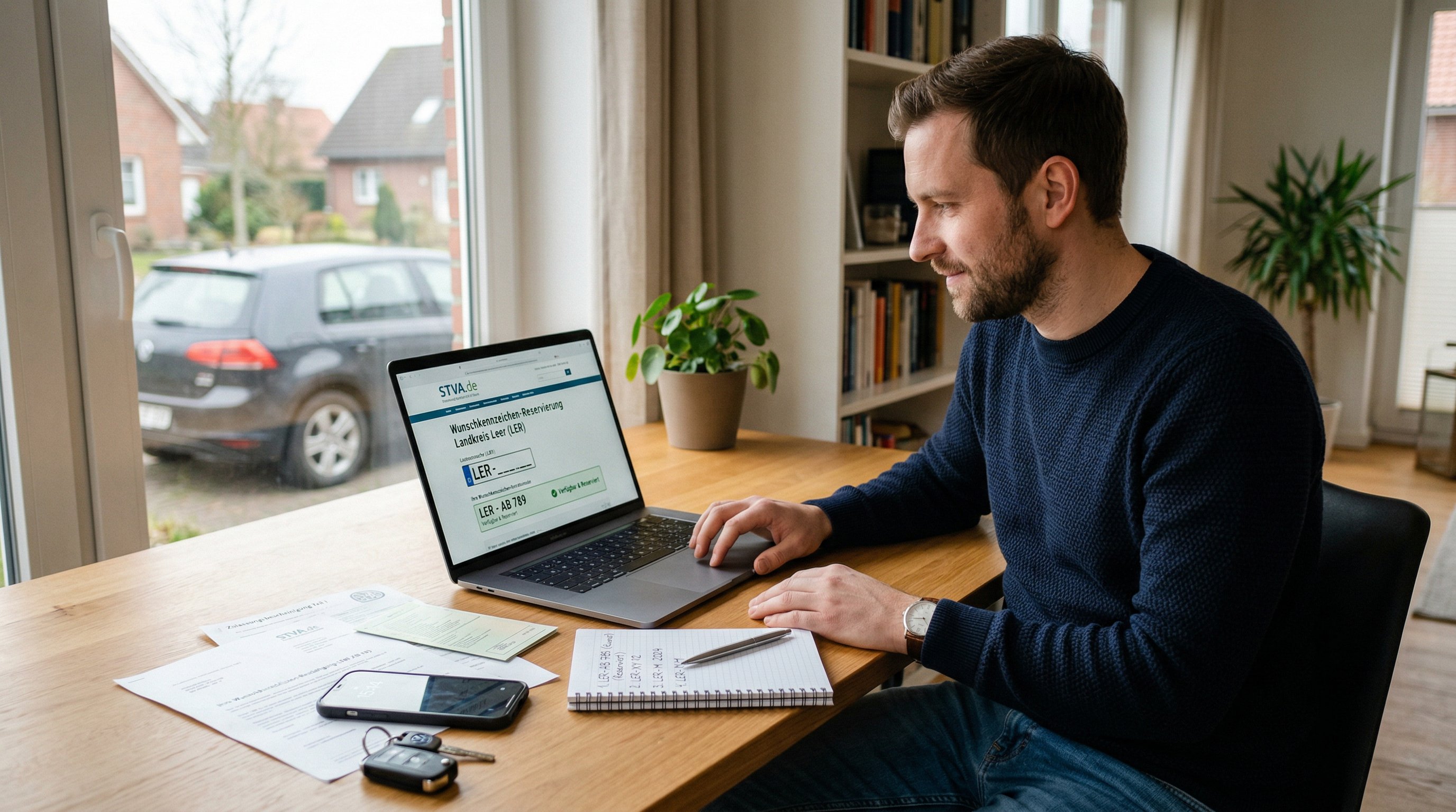 Wunschkennzeichen Leer